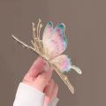 Elegant Pearl Crystal Hairpins Butterfly Hair Clip Catch for Women Girl. 