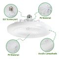 LED Light Fan E27 Converter Base Ceiling Fan Bedroom, Kitchen Toilet Smart Silent Ceiling Fan with Remote Control and Lighting. 