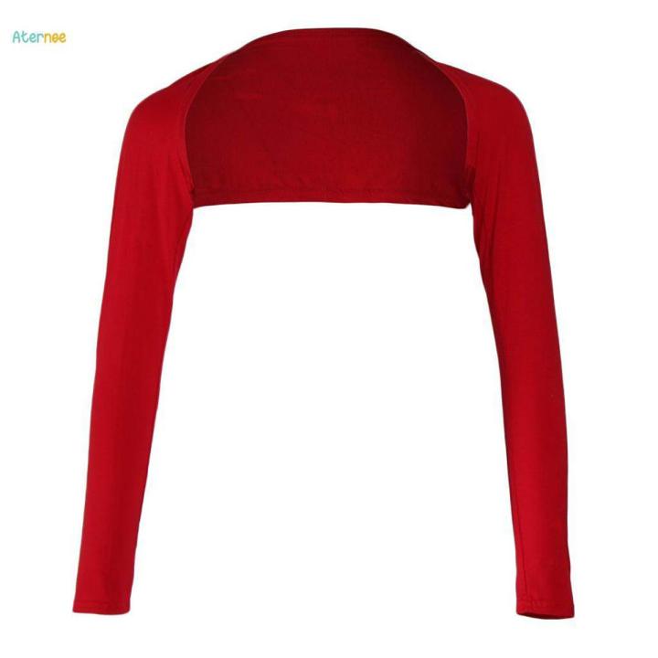 2X Elegant One-piece Arm Cover Shrug Hijab Muslim Red