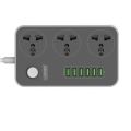 6 USB Ports and 3 Power Socket Extension 3M - Multi Plug - Multi Plug - multi plug - Great Value. 