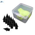 12x Track Spikes Alloy Steel Spikes Short Running Shoes Outdoor Accessories Durable 6.4mm Black. 