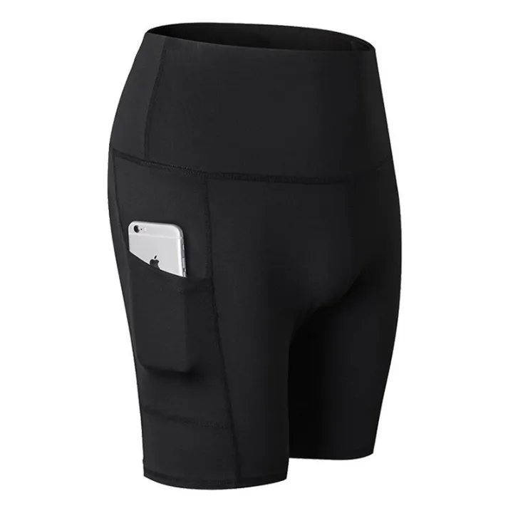 High%20Waisted%20Yoga%20Shorts,Women%20Side%20Pocket%20Tight%20Athletic%20Training%20Sports%20Short,Quick-Dry%20Stretch%20Running%20Fitness%20Shorts%20-%20Image%202