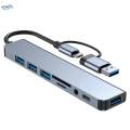 USB Type C Hub Adapter USB C Multiport Adapter for Type C Notebooks. 