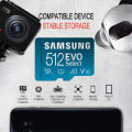 Original Samsung Mini SD Card EVO Optional Memory Card Tolerance 64GB 128GB 256GB 512GB 1024GB SDXC Level 10 U3 Expressway. 