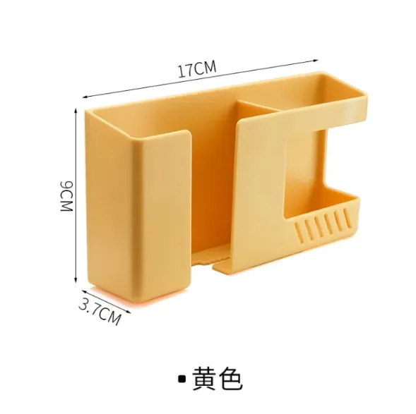 Mobile%20Phone%20Charging%20Rack%20Wall-mounted%20Storage%20Box%20Punch-free%20Organizer%20Shelf%20Remote%20Control%20Pen%20Stationery%20Holder%20-%20Image%204