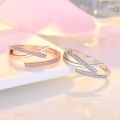 925 Sterling Silver Open Adjustable Ring Shiny Zircon Multifunctional Decoration Simple Index Finger Ring Female Wedding Jewelry. 