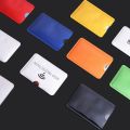 10pcs Colorful Anti Rfid Wallet Blocking Reader Lock Id Bank Card Holder Case Protection Metal Credit NFC Holder Aluminium.