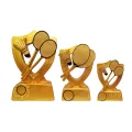 Sports Trophy Badminton Award Best player. 