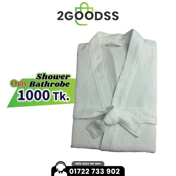 Luxurious Bathrobe, 100% Cotton Adult Bathrobe SPA Bath Robe, So Soft & Comfortable