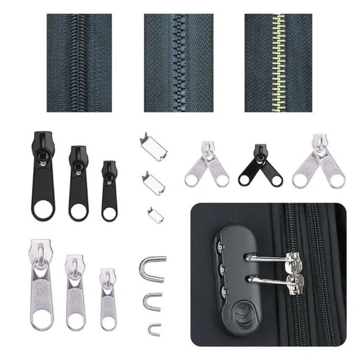 85pcs/set%20Zipper%20Repair%20Kit%20Sewing%20Jacket%20Slider%20Install%20Plier%20Metal%20Lock%20Pull%20-%20Image%203