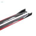 Universal Car Side Skirts Extension splitters Body Kit Rocker Panel Extensions Replacement, High Performance, Premium, Car Accessories,Durable , Carbon. 