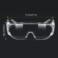 Unisex Transparent Fog&UV Resistant Safety Glasses Goggle Manicure Lab Protective Eye Wear Lens Workplace Anti-dust Glasses. 