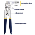 Stainless Steel Wire Rope Crimping Tool for Crimping Machine and Crimping Sleeve Kit. 