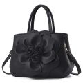 Gykaeo Luxury Handbags Women Bags Designer PU Leather Floral Tote Bag Ladies Casual Flower Messenger Shoulder Bags Bolsos Mujer.