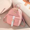 Women's Mini Backpack Luxury PU Leather Kawaii Backpack Cute Graceful Bagpack Small School Bags for Girls Bow-knot Leaf Hollow. 