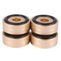 4PCS Turntable Isolation Feet Pads Aluminum Speaker Spikes Stand Foot Cones Base Mat for Audio Sound Amplifier.