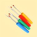 Plastic handle stich opener tools Needle - Steel; Handle.