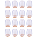 16 PCS Silicone Chair Leg Caps Table Foot Pads for Round 12-17mm Bottom Non-Slip Desk Foot Covers Floor Protectors Cover. 