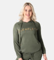 Leafletic Premium Ladies Comfort Adjustable Cropped Hoodie. 
