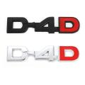 D4D D-4D Logo Car Sticker Emblem Badge Decal for Toyota COROLLA RAV4 Camry CROWN PRIUS REIZ VIOS HIGHLANDER Prado Corolla Tundra.