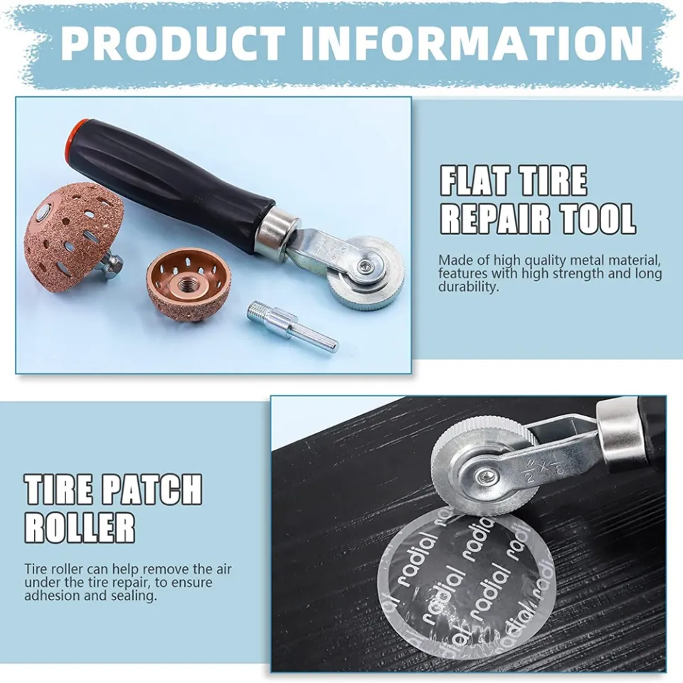 32Pcs Tire Repair Patch Tools Kit Tire Repair Patch Truck