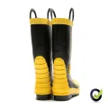 Fireproof Fire Fighting Safety Boots High temperature resistant waterproof fireman Footwear Rubber protection with anti-collision performance. 