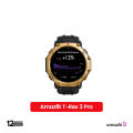 Amazfit T-Rex 3 Pro 1.5" Amoled Display With 3000-nit Rugged Smartwatch- Black.