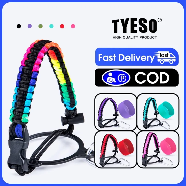 Tyeso%20Vacuum%20Flask%20Aquaflask%20Accessories%20Boot%20Silicon%20Cover%20&%20Paracord%20Handle%20Protective%20Bottom%2012&24oz%20-%20Image%209
