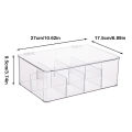 Tea Bag Storage Box Divided Tea Bag Organizer Clear Storage Box With Lid Drawer Storage Holder Desktop Storage Container. 