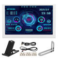 5in Computer Temp Monitor USB Mini Screen for AIDA64 PC CPU GPU RAM Data Monitor for Windows White. 
