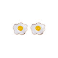 Cartoon Small Stud Earrings Creative Fruit Strawberry Milk Earrings for gilrs for women low price. 