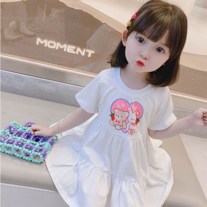 New%20Girls%20Summer%20Cute%20Dress%20Foreign%20Style%20Children's%20Short%20Sleeve%20Baby%20Girl%20Skirt%20Korean%20Princess%20Skirt%20Tide%20-%20Image%207
