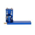 2X RC Boat Aluminium Alloy Brand 75mm Metal Suction Water Rudder for Remote Control RC Boats CNC Parts Blue.