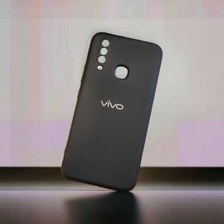 For Vivo Y11 / Vivo Y12 / Vivo Y15 / Vivo Y17  Stylish and Protective Logo Silicone Mobile Cover Casing-E-Store