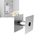 Stainless Steel Direct Vent Wall Thimble for ,. 