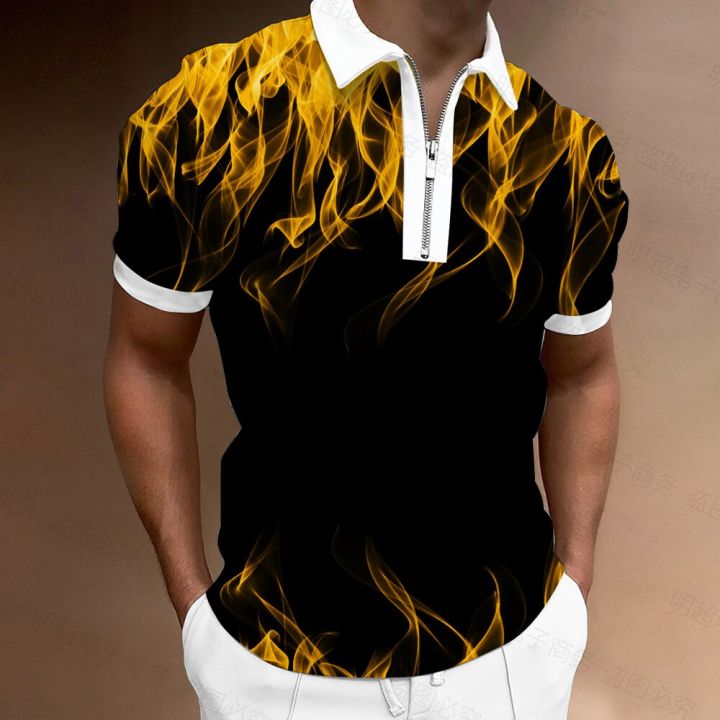 Summer%20Men's%20POLO%20Shirt%203D%20Printing%20Flame%20Pattern%202022%20Men's%20Short%20Sleeve%20T-Shirt%20Men's%20European%20Size%20S-3XL%20-%20Image%205