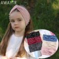 AWAYTR Women's Headbands Pearls Head Bands Knitted Turban Bandana Autumn Winter Elastic Hairband Warm Hair Accessories Headdress. 