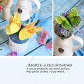 12Pcs 3D Three Dimensional Double Layer Simulation Butterfly Sticker Refrigerator Sticker Wardrobe Sticker.