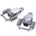 2x Toolbox Draw Compression Spring Toggle Latch Catch Clamp Silver. 