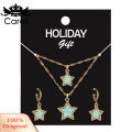 Carat 1 Set Jewelry Suit Creative Exquisite Acrylic Star Shape Jewelry Suit for Women. 