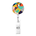Abs Badge Reel Secure 3.2*8.5cm Id Holder Badge Scroll for Office Use Nurse Badge Teachers Trade Shows Conferences.