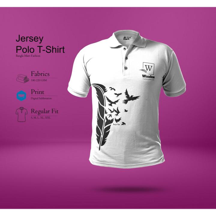 Fashionable Jersey Polo Shirt