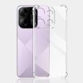 For Infinix Smart 7 Case Clear Shockproof Phone Case For Infinix Smart 7 Soft TPU Clear Cover For Smart 7 X6515 Coque. 