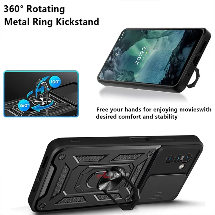 New%20Phone%20case%20Nokia%20G21%20G11%20Back%20cover%20Armor-Level%20Back%20cover%20Stand%20Slide%20Lens%20Cover%20Protection%20Shockproof%20Hard%20Phone%20Back%20Casing%20-%20Image%205