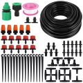 30M-10M DIY Drip Irrigation System Automatic Watering Garden 4/7 Hose Micro Drip Watering Kits with Adjustable Drippers. 