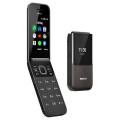 Nokia 2720 Flip (2017) Dual Display Dual Sim Black Colour. 