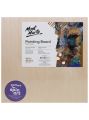 Mont Marte Wood Painting Board 12 × 12 Inch for Pour Painting, Mixed Media, Spin Art, Gouache, Oil, Acrylic & Dry Media. 