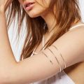 Simple Boho Coil Upper Arm Band Cuff Armlets for Women Girls Arm Bangle Adjustable. 