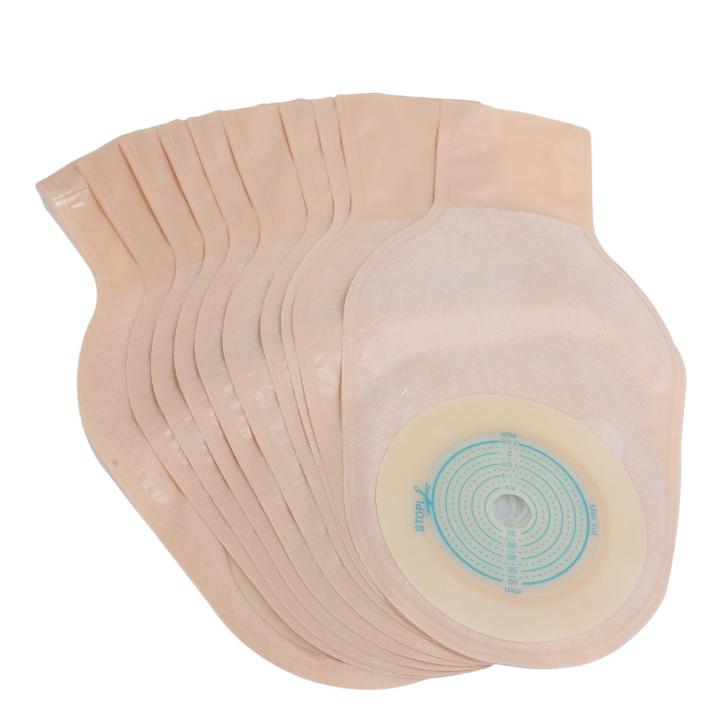 【3C VictoryEagle】10Pcs Ostomy One Piece Drainable for Colostomy Ileostomy