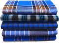 LUNGI FOR MEN - MULTI COLOR CHECK DESIGN LUNGI - COTTON & POLYESTER YARN MIXED FABRIC LUNGI - STITCHED LUNGI (5 HAND).